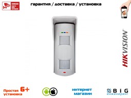 № 100245 Купить Беспроводной уличный датчик ИК+СВЧ DS-PD2-T10P-WEH Иркутск