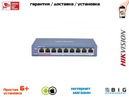 № 100376 Купить Неуправляемый PoE-коммутатор DS-3E0109P-E(C) Иркутск